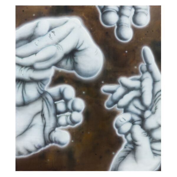 Luc Palmer / 2023_16 / Acryl und Öl auf Baumwolle / 170 x 150 cm