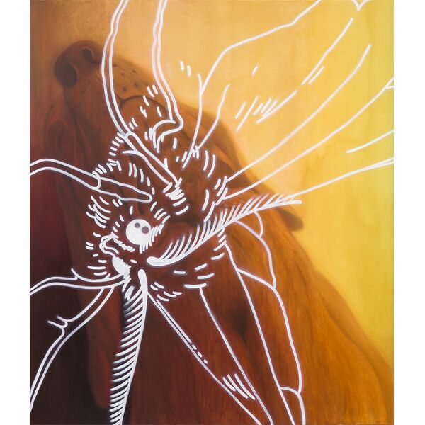 Luc Palmer / 2025_10 / Acryl und Öl auf Baumwolle / 210 x 180 cm