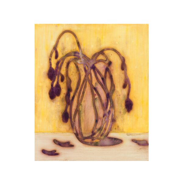 Luc Palmer / 2022_29 / semipermeabel 3 / Acryl, Lack und Öl auf Baumwolle / 73 x 61 cm