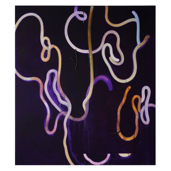 Luc Palmer / 2021_03 / iniuria via 3 / Acryl und Öl auf Baumwolle / 170 x 150 cm