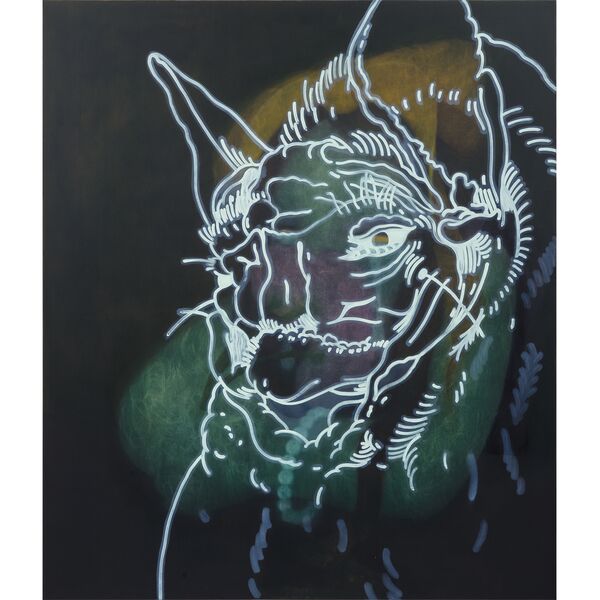 Luc Palmer / 2025_11 / Acryl und Öl auf Baumwolle / 210 x 180 cm