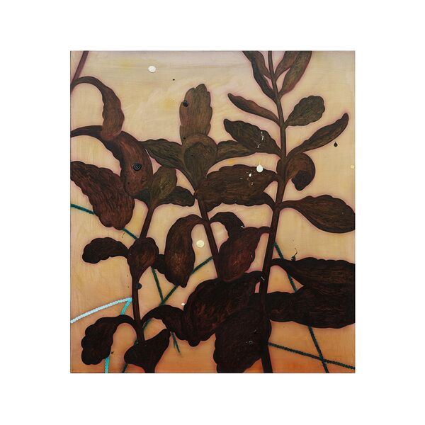 Luc Palmer / 2024_05 / Acryl und Öl auf Baumwolle / 85 x 75 cm