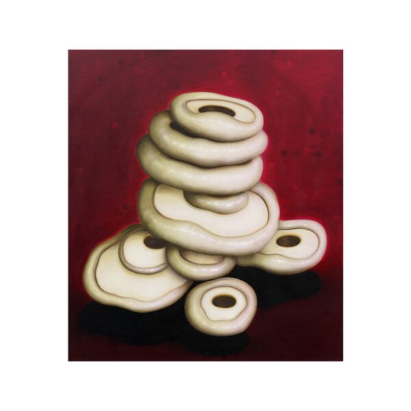 Luc Palmer / 2024_06 / Acryl und Öl auf Baumwolle / 85 x 75 cm