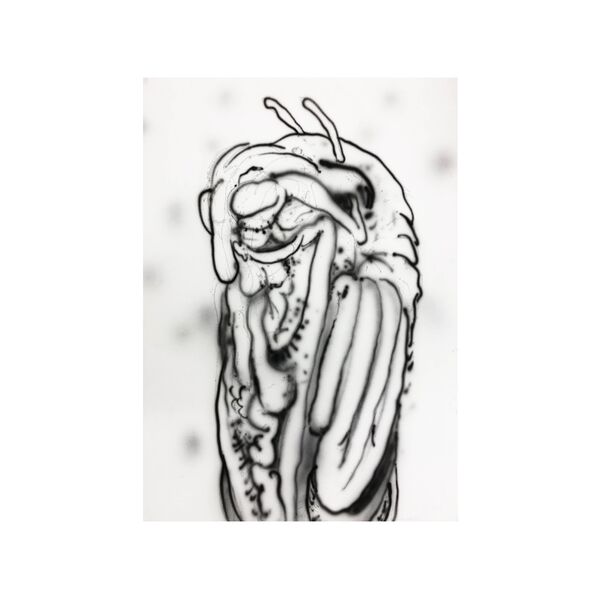 Luc Palmer / 2020_P27 / Acryl auf Papier / 70 x 50 cm