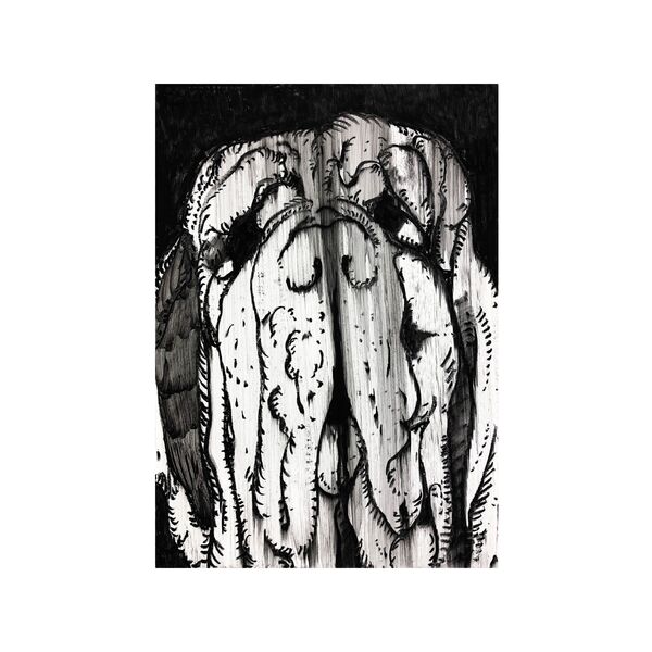 Luc Palmer / 2020_P22 / Ölkreide auf Papier / 70 x 50 cm