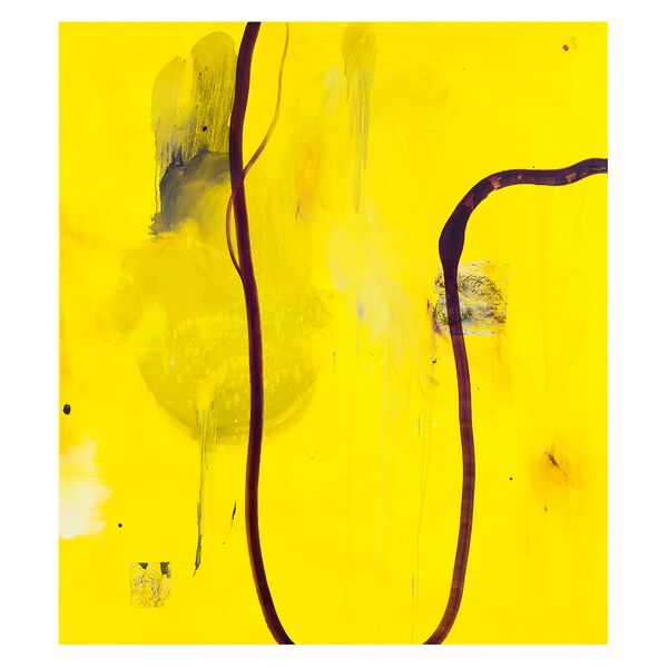 Luc Palmer / 2022_18  / Acryl, Transferdruck und Öl auf Baumwolle / 170 x 150 cm