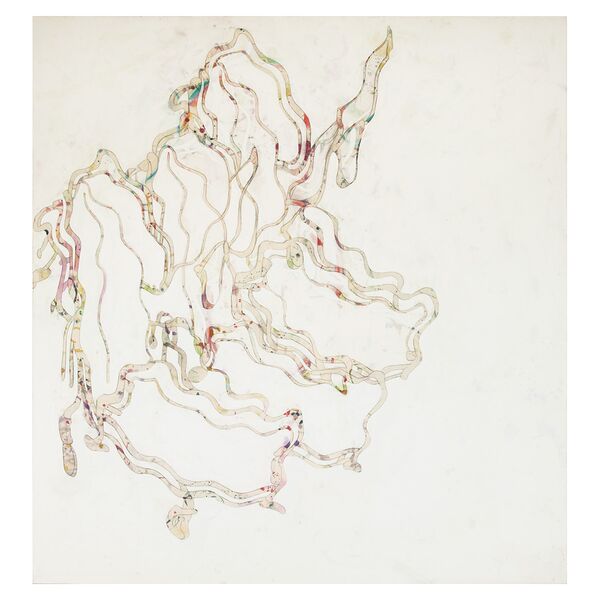 Luc Palmer / 2018_12 / Öl, Graphit, Acryl und Lack auf Baumwolle / 200 x 190 cm