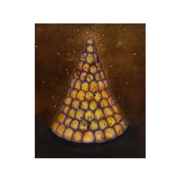 Luc Palmer / 2023_18 / semipermeabel 5 / Acryl und Öl auf Baumwolle / 73 x 61 cm